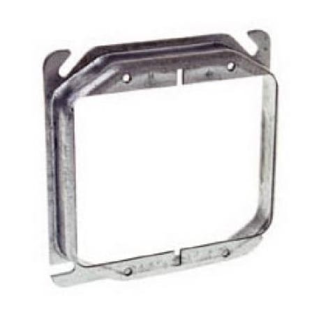 Raco Electrical Box Cover, 2 Gangs Gang, Steel, Raised Cover Type 8769